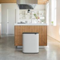 Мусорный бак 2x30 л Brabantia Bo Touch Bin белый - 9 фото