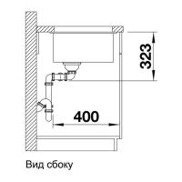 Кухонная мойка 75,5 см Blanco Subline 350/350-U серый беж - 1 фото