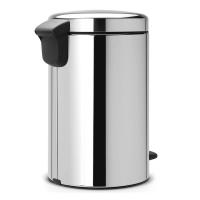 Мусорный бак с педалью 12 л Brabantia NewIcon стальной - 3 фото