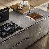 Кухонная мойка 34 см Smeg Mira VSTR34CUX медная - 3 фото