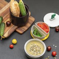 Ланч-бокс 12 см 0,8 л Smart Solutions Meals серый - 10 фото