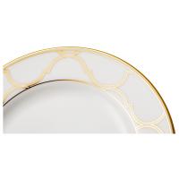Тарелка пирожковая 16 см Noritake Eternal Palace Gold белая - 2 фото