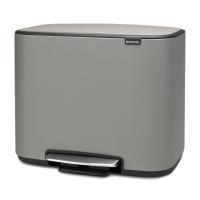 Мусорный бак 33 л Brabantia Bo Pedal Bin серый - 2 фото