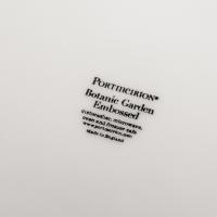 Тарелка закусочная 20х3 см Portmeirion Botanic Garden Embossed белая - 4 фото