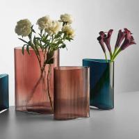 Ваза 28х38 см Nude Glass Mist коричневая - 5 фото