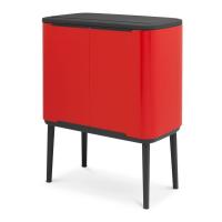 Мусорный бак 36 л Brabantia Bo Touch Bin красный - 4 фото