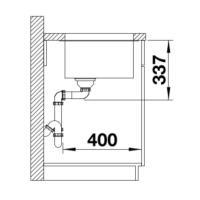 Кухонная мойка 83 см Blanco Subline 800-U жемчужная - 1 фото