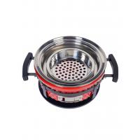 Угольный гриль 35х18 см Diamond Egg Tabletop Grill красный - 13 фото