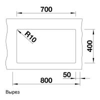 Кухонная мойка 73 см Blanco Subline 700-U жасмин - 3 фото