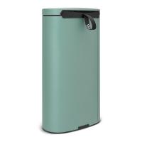 Мусорный бак с педалью 30 л Brabantia Flat Back зеленый - 3 фото