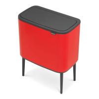 Мусорный бак 3x11 л Brabantia Bo Touch Bin красный - 5 фото