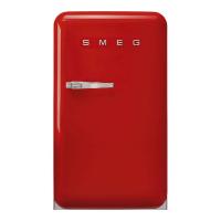 Холодильник 97х54,5 см SMEG 50’s Style FAB10RRD6 красный - 12 фото