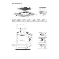 Индукционная варочная панель 45 см HiSTORY HI 4300 GBK черная - 4 фото