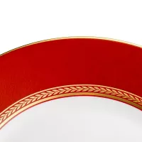 Тарелка закусочная 20 см Wedgwood Renaissance red красная - 3 фото