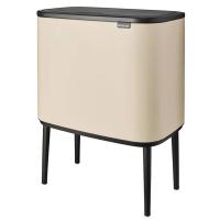 Ведро для мусора 34 л Brabantia Bo Touch Bin бежевое - 3 фото