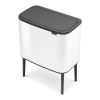 Мусорный бак 3х11 л Brabantia Bo Touch Bin белый - 2 фото