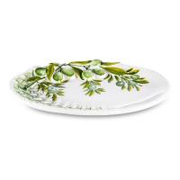 Сервировочное блюдо 32х20 см Edelweiss Оливки белое - 2 фото