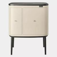 Ведро для мусора 34 л Brabantia Bo Touch Bin бежевое - 2 фото