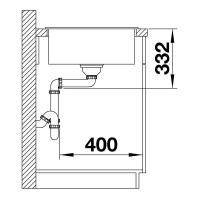 Кухонная мойка 68 см Blanco Zia 45 S Compact серый беж - 1 фото