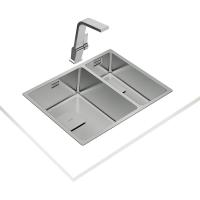 Кухонная мойка 58 см Teka Maestro Flexlinea RS15 2B 580 сталь полированная - 2 фото