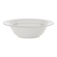 Салатник 24,5 см Noritake Montvale Platinum белый - 1 фото