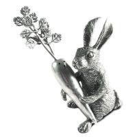Солонка и перечница Rabbit Carrot 7,6х6,4 см Vagabond House Garden Friends - 7 фото