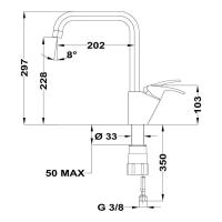 Смеситель Teka Easy MTP 994 хром - 2 фото