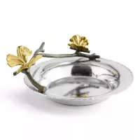 Подставка для бутылки 17,8х15,9 см Michael Aram Golden Gingko стальная - 3 фото