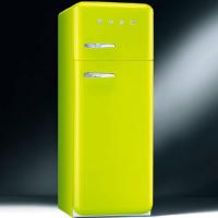 Холодильник двухкамерный 169х60 см Smeg 50's Style FAB30RLI5 лаймовый - 2 фото