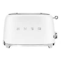 Тостер на 2 ломтика Smeg 50's Style TSF01WHMEU матовый белый - 9 фото