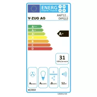 Настенная вытяжка 120 см V-ZUG AiroClearIsland V6000 черная - 6 фото