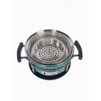 Угольный гриль 35х18 см Diamond Egg Tabletop Grill зеленый - 4 фото