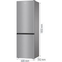 Холодильник 185х60 см Gorenje Essential NRK6191ES4 стальной - 7 фото