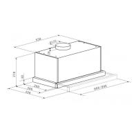 Встраиваемая вытяжка 60 см Kaiser White Glass EA 644 W Eco белая - 2 фото