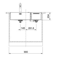 Кухонная мойка 86 см Franke Box BWX 220-54-27 TL нержавеющая сталь полированная - 10 фото