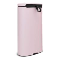 Мусорный бак с педалью 30 л Brabantia Flat Back розовый - 3 фото