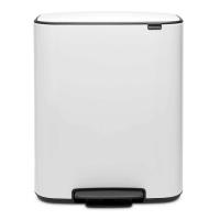 Мусорный бак 2x30 л Brabantia Bo Touch Bin белый - 1 фото