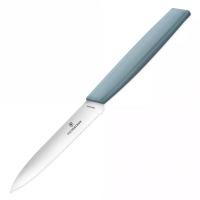 Кухонный нож овощной 10 см Victorinox голубой - 3 фото