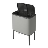 Мусорный бак 34 л Brabantia Bo Pedal Bin серый - 5 фото