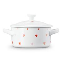 Кокот керамический Hearts 10 см 250 мл Le Creuset белый - 3 фото