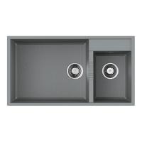 Кухонная мойка 85 см Omoikiri Solidity Tedori 85-2-U-GR leningrad grey - 1 фото