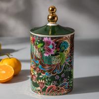 Сахарница с крышкой Mix&Match Home Magic Dragon зеленая - 5 фото