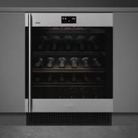 Встраиваемый винный шкаф на 38 бутылок 60х82 см Smeg Classica CVI338RX3 - 1 фото