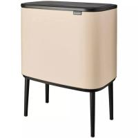 Ведро для мусора 11 л Brabantia Bo Touch Bin бежевое - 3 фото