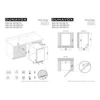 Винный шкаф на 45 бутылок DUNAVOX DAU-45.125DW.TO белый - 4 фото