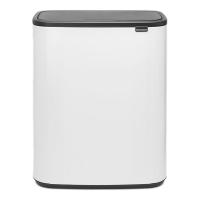 Мусорный бак 2x30 л Brabantia Bo Touch Bin белый - 1 фото