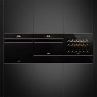 Ящик сомелье 60х14 см Smeg Dolce Stil Novo CPS615NR черный - 3 фото
