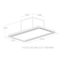 Встраиваемая вытяжка 100 см Elica Ceiling Hilight-X H30 BL/A/100 черная - 4 фото