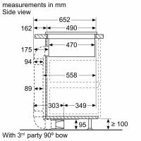 Индукционная варочная панель с вытяжкой 82х53 см Bosch Serie | 8 PXX875D67E - 7 фото