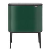 Мусорный бак 11+11+11 л Brabantia Bo Touch Bin зеленая сосна - 1 фото